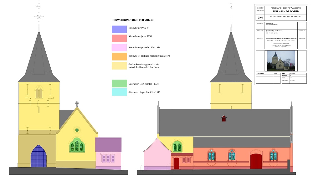St Jan De Doperkerk Walsbets bouwchronologie